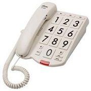 RITMIX RT-520 ivory Телефон проводной[повтор. набор, регулировка уровня громкости, световая индикац]RITMIX