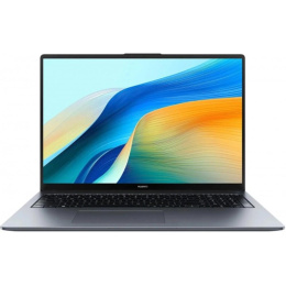 Ноутбук HUAWEI MateBook D16 MCLG-X Intel Core i5 13420H 2100MHz/16"/1920х1200/16GB/512GB SSD/Intel UHD Graphics/Wi-Fi/Bluetooth/Без ОС (53013YDL) Grey