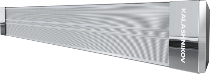 Обогреватель инфракрасный Kalashnikov KIRH-E06P-11 600Вт серебристый