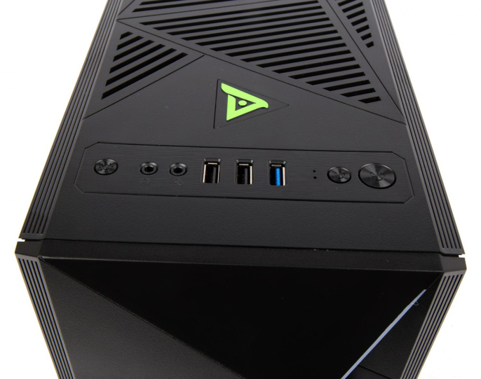 Корпус Hiper A68 черный без БП mATX 1x80mm 1x92mm 2xUSB2.0 1xUSB3.0 audio