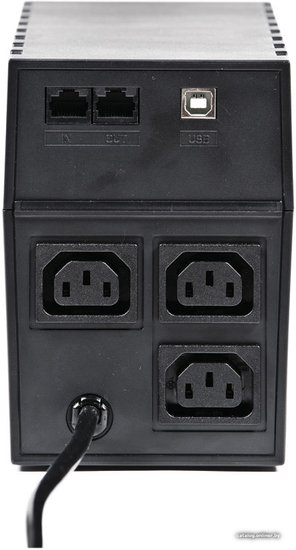 Источник бесперебойного питания Powercom Raptor RPT-600AP 360Вт 600ВА черный