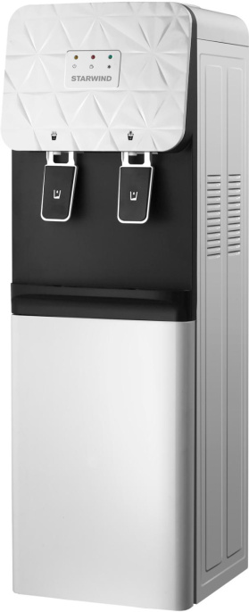 Кулер StarWind SW-1003FW, напольный, внутренний трубчатый, "push" - кран, белый