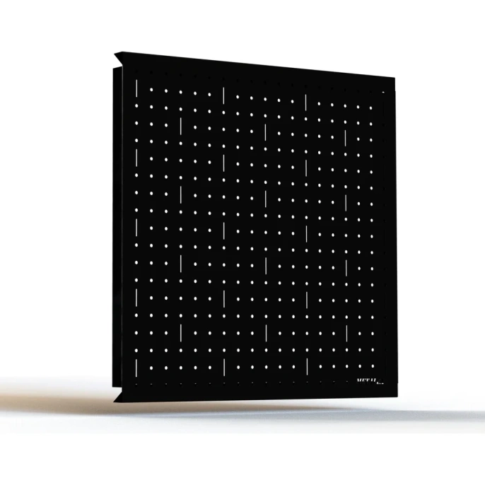 Металлическая перфопанель ООО Металекс Metalex 400x400 чёрная PRCH4040