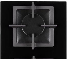 Газовая варочная панель Krona Calore 30,  2 конфорки,  закаленное стекло,  черный