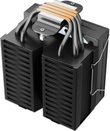 Кулер 1stPlayer PS130 Черный PS130-BK Intel LGA1851/1700/1200/115x, AMD AM5/AM4, крепление на винтах, 4 тепловые трубки 6мм, 8мм , размер вентилятора: 130x130x30мм, гидравлический подшипник, 1600об/мин, 77.97CFM, 32.3dB