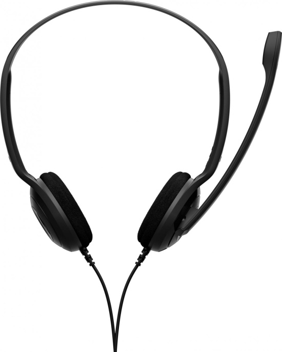 Гарнитура EPOS Sennheiser PC 3 Chat,  для контактных центров, накладные,  проводные, черный [1000430]