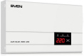 SVEN Стабилизатор AVR SLIM-500 LCD 400Вт,Входное 140-260В, 1*CEE7/4 розетка, настенное крепление . SV-012809