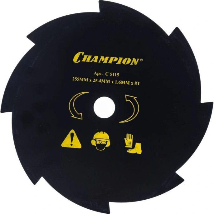 Нож для садовых триммеров CHAMPION C5115, 255мм