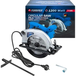 Пила циркулярная Forsage (1200Вт, 5500 об/мин, размер диска 185х20х2,4мм) F-7185(60748)