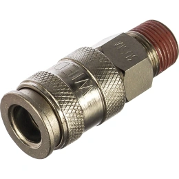 Соединение пневматическое быстроразъёмное 3/8"M WIEDERKRAFT WDK-830SMA