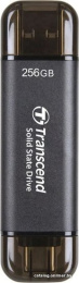 Внешний накопитель Transcend ESD310 256GB TS256GESD310C SSD, USB 3.2 Gen2 10 Гбит/с , металл/пластик, цвет черный