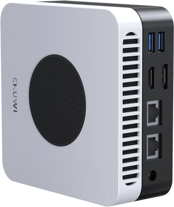 Неттоп Chuwi LarkBox X Core 3 100U 1.2 16Gb SSD512Gb Graphics Windows 11 Pro 2xGbitEth WiFi BT 65W черный/белый 31246918