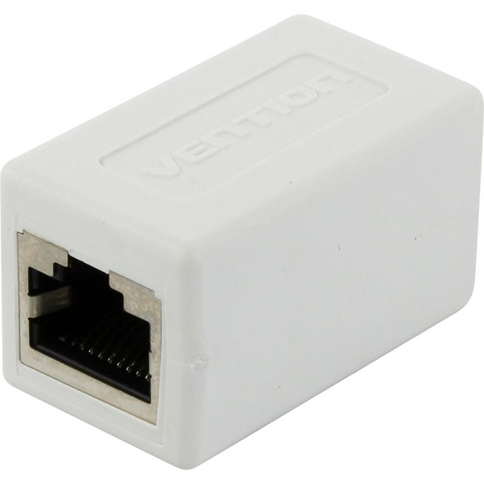 Адаптер-соединитель Vention RJ45 F / RJ45 F 8p8c кат. 6 Белый (IPVW0)