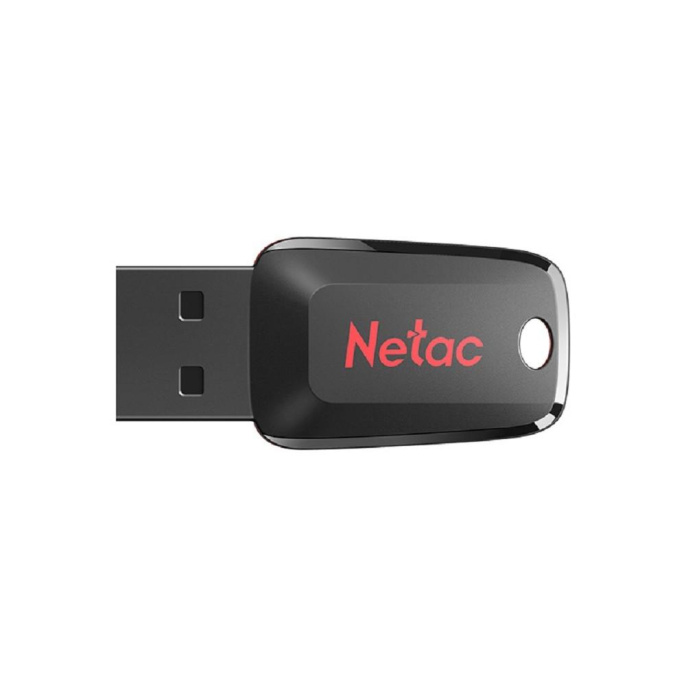 Netac USB Drive 4GB U197 NT03U197N-004G-20BK , USB2.0, пластиковая, черная