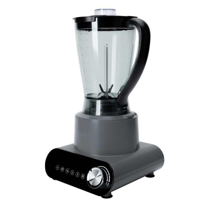 Кухонный комбайн RAGEX R111-200 6 в 1, 2.5 литра, 11 скоростей, 1200 Вт, темно-серый