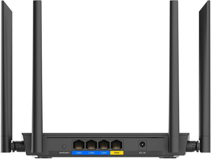 Wi-Fi роутер D-Link DIR-820/RU/A1A,  Wi-Fi 5,  AC1200,  2.4/5ГГц, 3 LAN,  черный