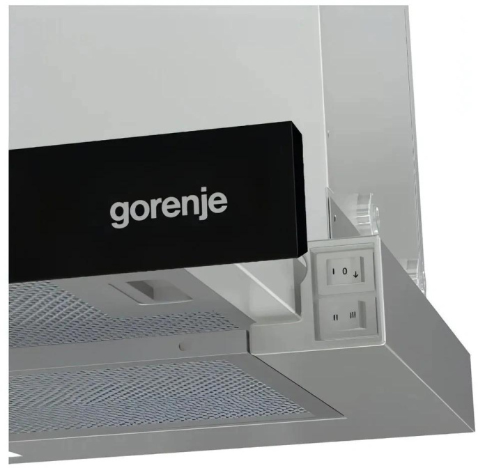 Вытяжка встраиваемая Gorenje TH60E7XB нержавеющая сталь управление: кнопочное (1 мотор)