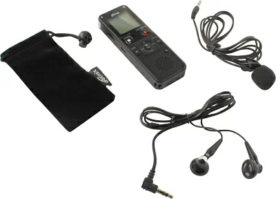 Цифровой диктофон Ritmix RR-820 16Gb Black (16Gb LCD FM USB microSD 2xAAA)