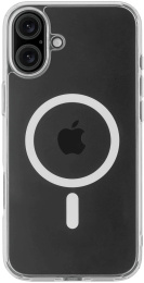 Чехол клип-кейс uBear для Apple iPhone 16 Plus Real with MagSafe прозрачный CS397TT67RL-I24M