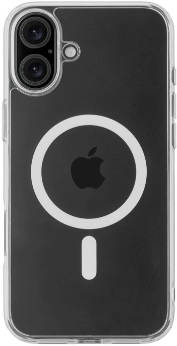 Чехол клип-кейс uBear для Apple iPhone 16 Plus Real with MagSafe прозрачный CS397TT67RL-I24M