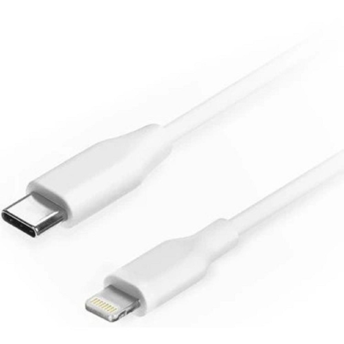 Filum Кабель USB 2.0, 1 м., белый, 3 А, разъемы: USB Type С male - Lightning male, пакет. [FL-C-U2-CM-LM-1M-W] 894185