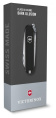 Складной нож Victorinox Classic SD Dark Illusion, функций: 7, 58мм, черный, коробка подарочная [0.6223.3g]