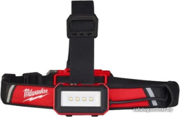 Фонарь Milwaukee L4 HLRP-301 (4933479767) (налобный, питание: аккумулятор, 4 В, источник света: светодиод, 4 режима, 600 Лм, 1 аккумулятор L4 B3, USB-кабель)