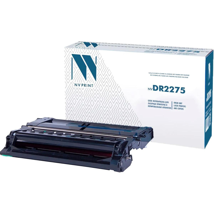 Барабан NVP NV-DR-2275 для Brother HL-2240R/ HL-2240DR/ HL-2250DNR/ DCP-7060DR/ DCP-7065DNR/ DCP-7070DWR/ MFC-7360NR/ MFC-7860DWR/ FAX-2845R/ FAX-2940R 12000k NV-DR2275