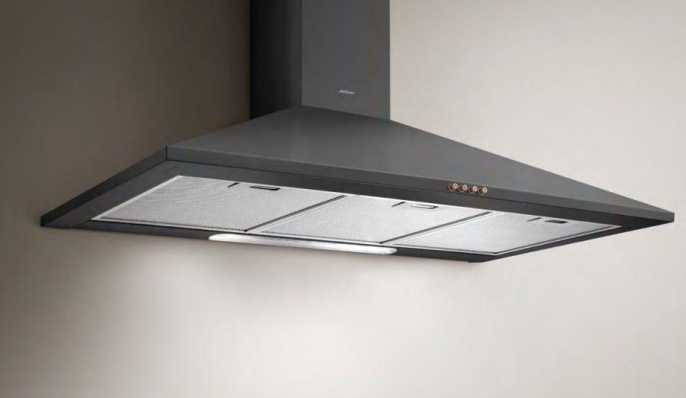 Вытяжки JET AIR/ Купольная, 60 см, 650 куб.м., кнопочное управление, черная