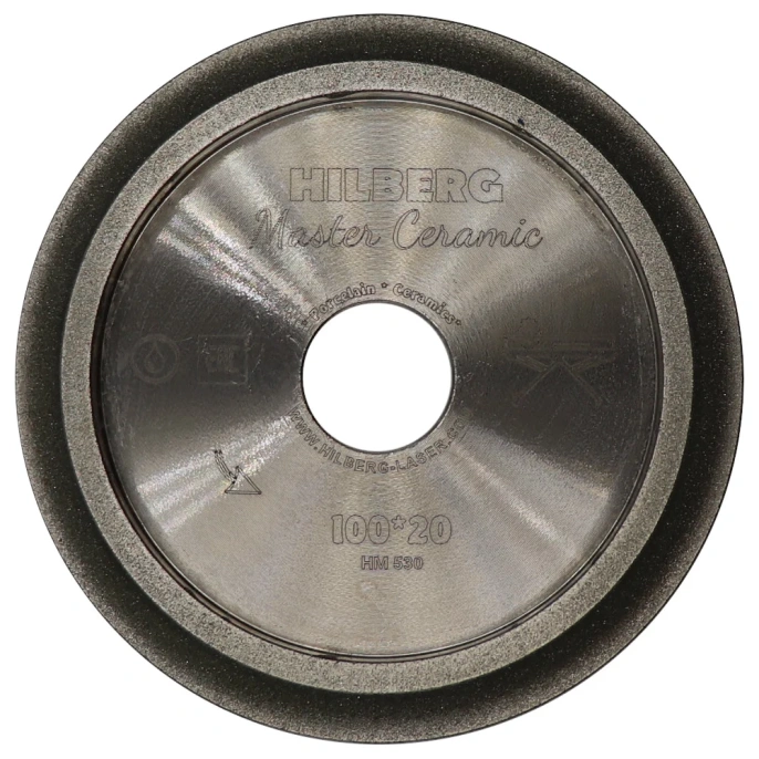 Диск алмазный для скругления края плитки Hilberg 100x20 Master Ceramic HM530