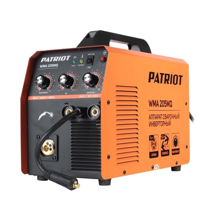 Сварочный полуавтомат Patriot WMA 205 MQ, инвертор [605302155]