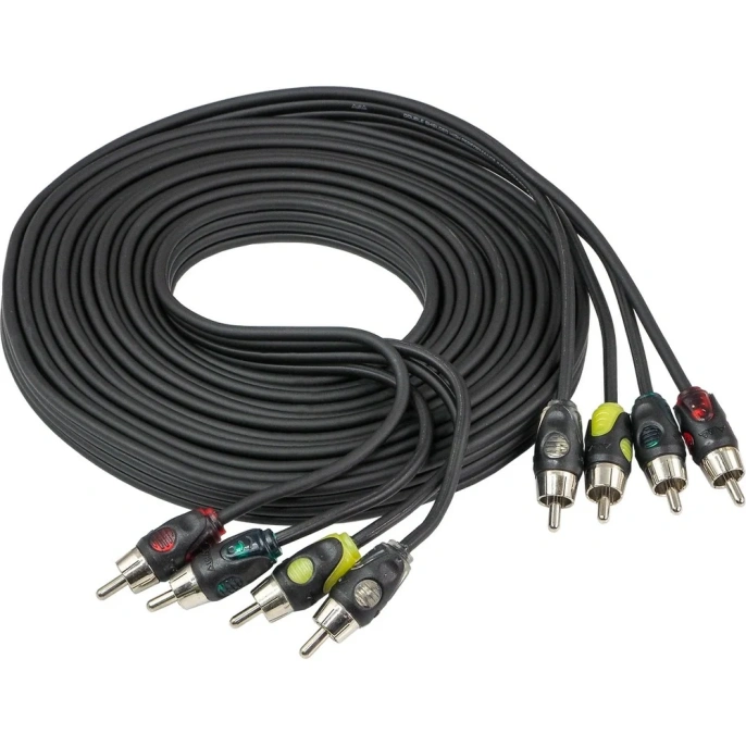 Кабель RCA AurA 5 метров, 4 канала, бескислородная медь OFC RCA-B254