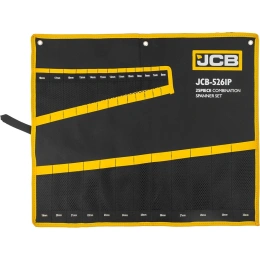 Органайзер тканевый JCB для набора ключей 25 предметов JCB-5261P-P 57169 JCB-5261P-P 57169
