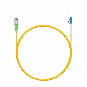 Оптический патч-корд simplex FC-LC 9/125 SM Cabeus FOP(s)-9-FC/APC-LC/UPC-1,5m 1.5 метра желтый LSZH