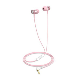 Наушники Havit Audio series-Wired earphone E303P Pink