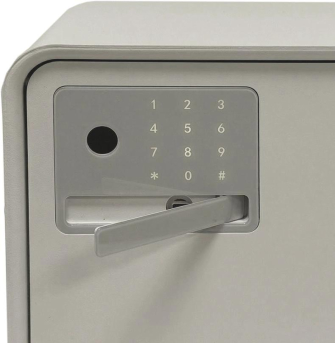 Сейф мебельный LockSworth VS4529-WH взломостойкий встраиваемый 250x360x250мм электронный/ключевой/биометрический