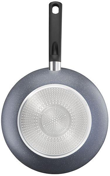 Сковорода ВОК WOK Tefal Natural Cook 04211628 круглая 28см покрытие: Mineralia ручка несъемная без крышки серый 9100046098