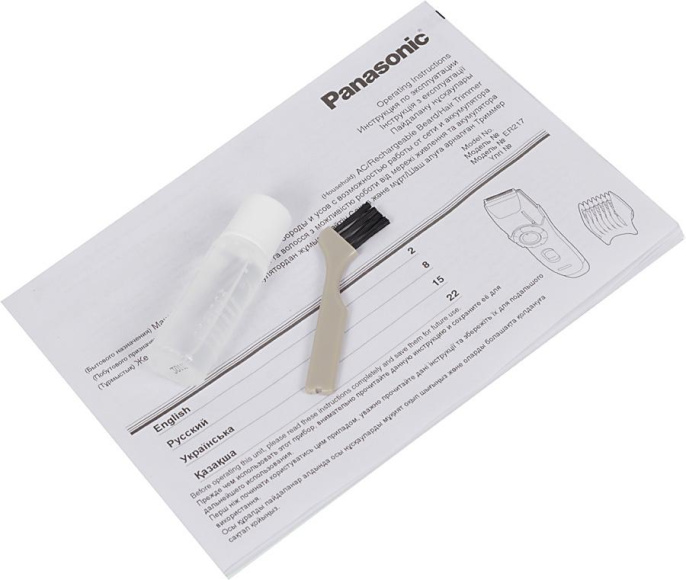 Машинка для стрижки Panasonic ER217S520 серебристый насадок в компл:1шт