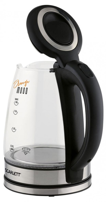 Чайник электрический Scarlett SC-EK27G36, 1.8л, стекло/пластик