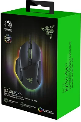 Игровая мышь Basilisk V3 Razer. Razer Basilisk V3 - Ergonomic Wired Gaming Mouse