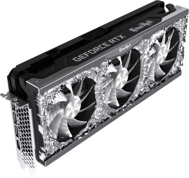 Видеокарта Palit NVIDIA GeForce RTX 3070 PA-RTX3070 GAMEROCK 8G V1 LHR 8ГБ GDDR6, LHR, Ret [ne63070019p2-1040g]