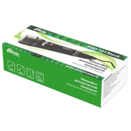 RITMIX RDM-131 Black {-70 дБ +/- 3 дБ, подключение: 3 pin XLR - jack 6.3 мм}