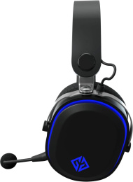 Гарнитура игровая GMNG GG-HS405W,  для компьютера и игровых консолей, мониторные,  Bluetooth/радио/3,5 мм, черный  / черный [1899873]