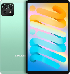 Планшет Teclast T50 Mini G99 T606 1.6 8C RAM8Gb ROM128Gb 8.68" IPS 1340x800 4G Android 15 зеленый 13Mpix 5Mpix BT WiFi microSD 1Tb 5100mAh 14hr