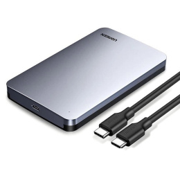 Бокс внешний для жесткого диска UGREEN CM300 (70498) 2.5-Inch SATA External Hard Drive Enclosure. Цвет: серый