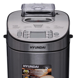 Хлебопечь Hyundai HYBM-M0313G 600Вт серебристый/черный