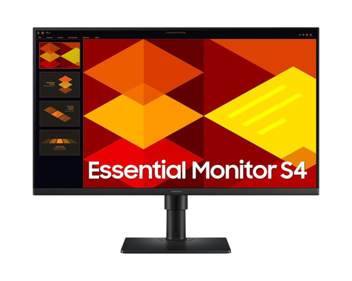 Монитор 27" SAMSUNG S27D400GAI S4 S40GD FHD  IPS, 1920x1080, 100Hz, 5ms, 250сd/m, 1000:1,  | 2xHDMI(1.4), DP(1.2), 2xUSB2.0 | HAS, Pivot, Swivel, InPSU, Vesa 100, Black LS27D400GAIXCI