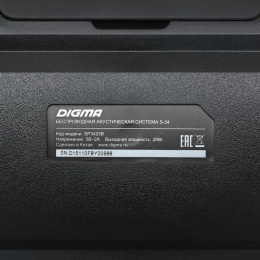 Колонка портативная Digma S-34, 25Вт, черный [sp3425b]
