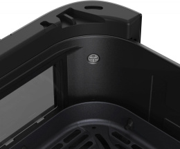 Аэрофритюрница Trouver Air Fryer FD10 Pro White VFF12A двойная система HeatSync™, циркуляция горячего воздуха при температуре 360° C, металлическая внутренняя поверхность, объем 6 л, видимое окошко, 11 предустановленных режимов приготовления, LED экран