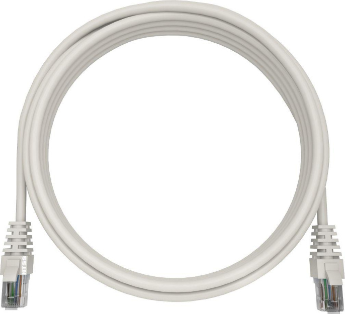 Патч-корд NTSS NTSS-PC-UTP-RJ45-5e-0.15-LSZH-WT UTP RJ-45 вил.-вилка RJ-45 кат.5E 0.15м белый LSZH 26AWG (14219429)